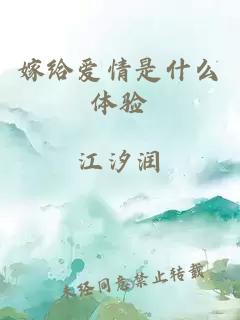 嫁给爱情是什么体验